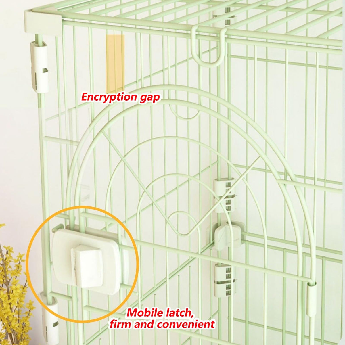 3/4-Tier Cat Cage Playpen with 3 Platforms, 3 Doors & 2 Ramps N688