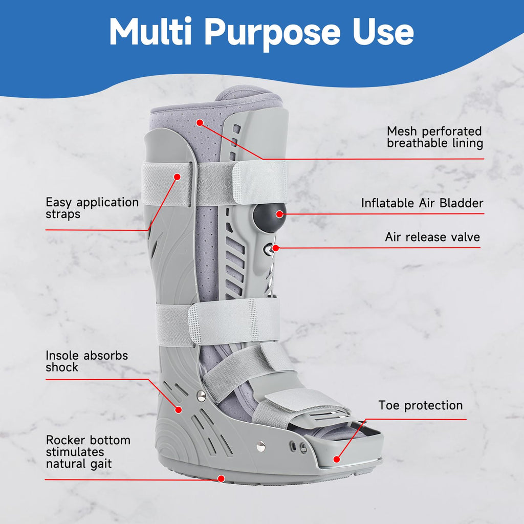 Tall Inflatable Orthopaedic Walking Boot D281