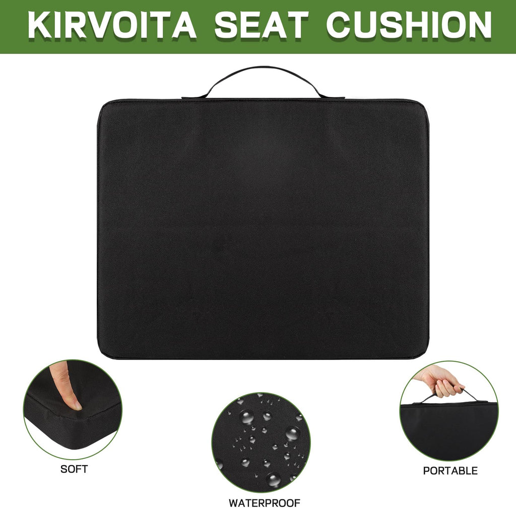 4 Pack Waterproof Oxford Fabric Bleacher Seat Cushions R418814