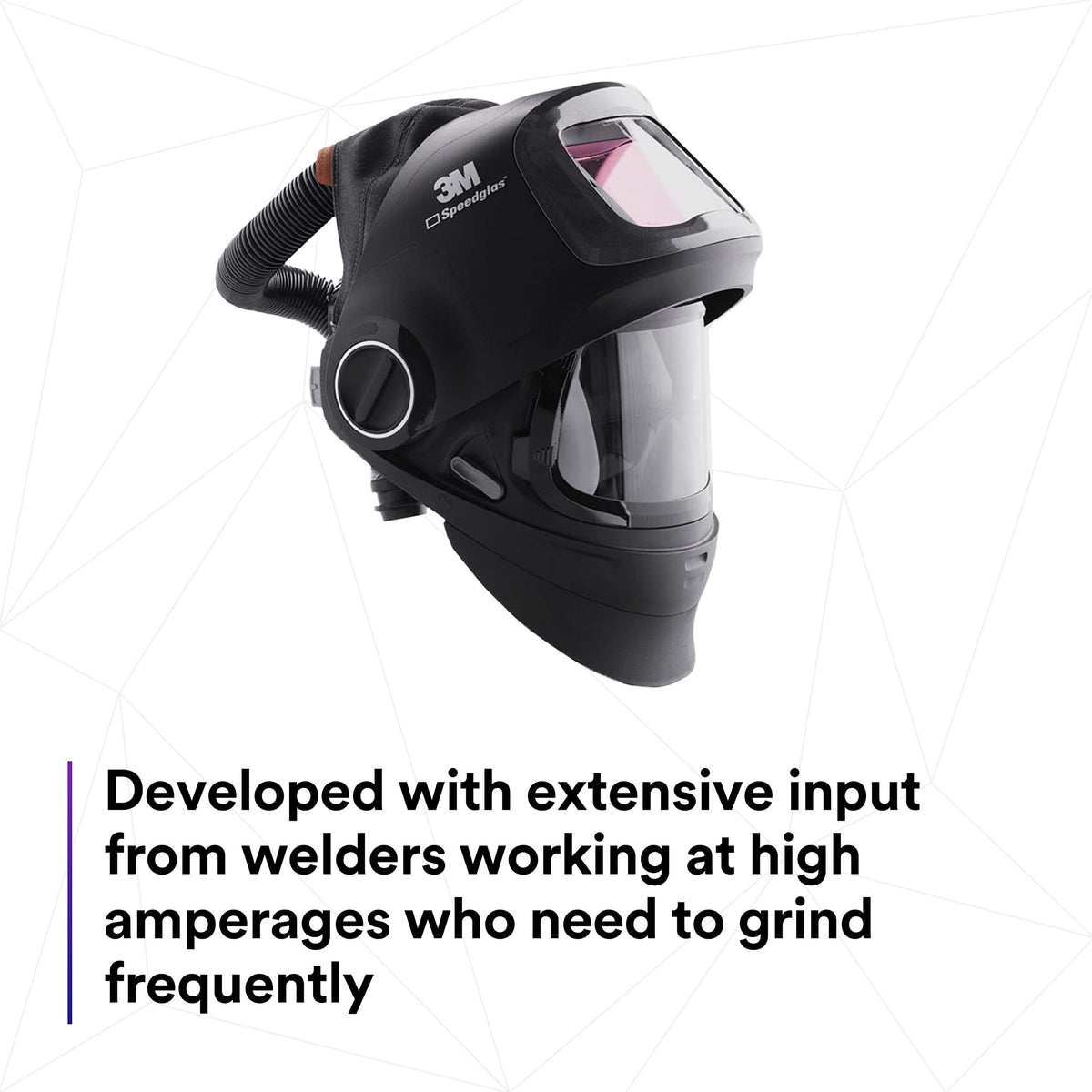 Heavy-Duty Welding Helmet with PAPR Assembly W46110