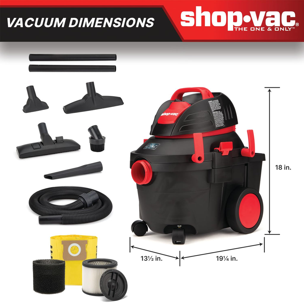 4 Gallon 5.5 Peak HP Wet/Dry Vac with Blower L199527