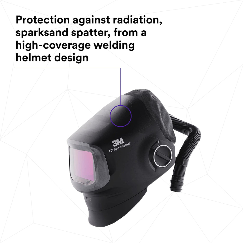 Heavy-Duty Welding Helmet with PAPR Assembly W46110