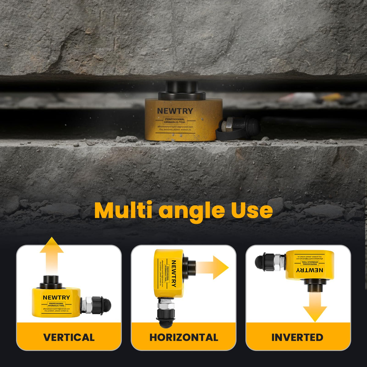 10T Low Profile Hydraulic Ram Jack D54809