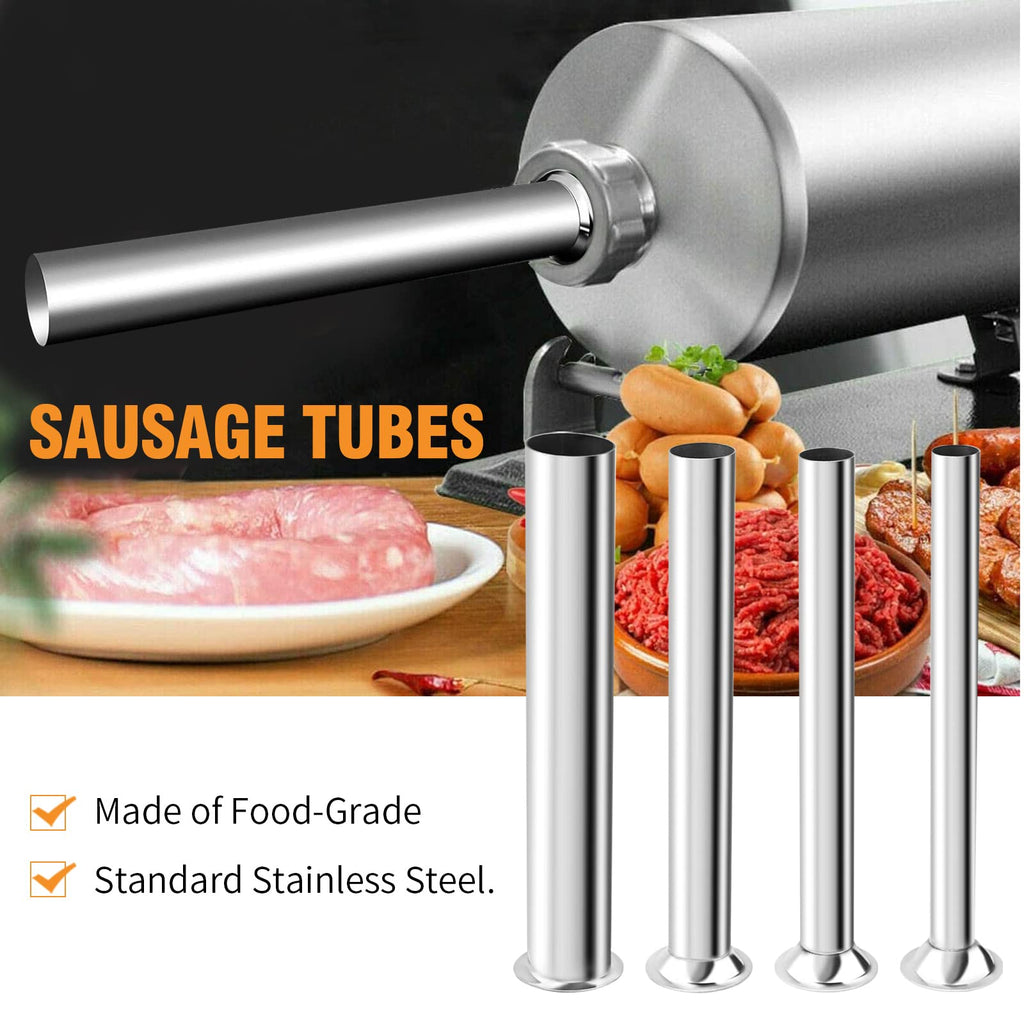 Stainless Steel Sausage Stuffer with 4 Nozzles V981478