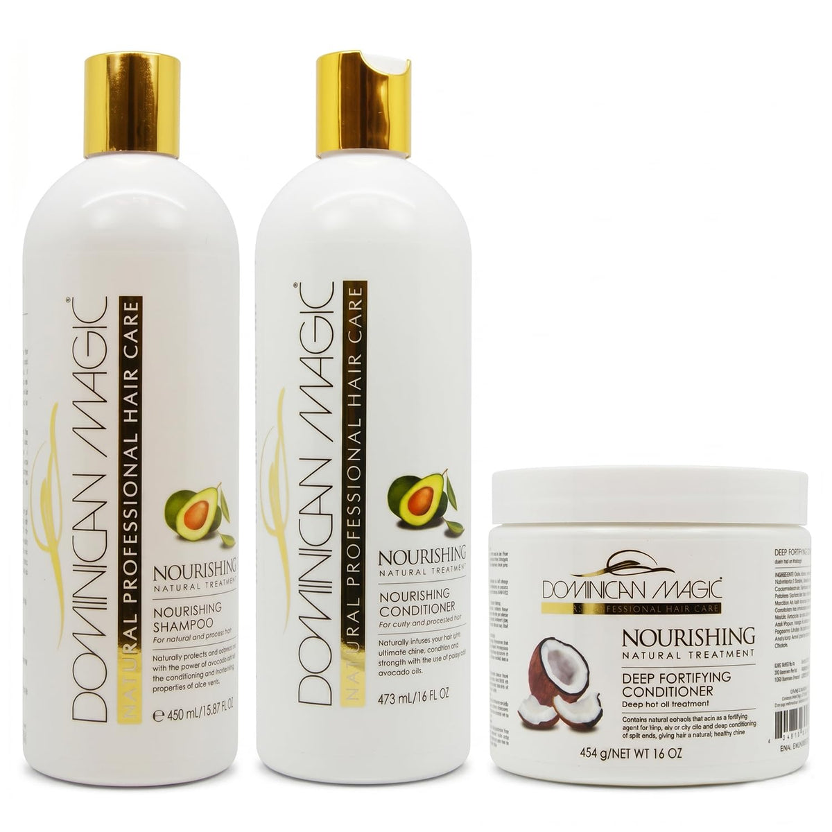 Hydrating Shampoo & Conditioner Set with Avocado & Coconut W892229