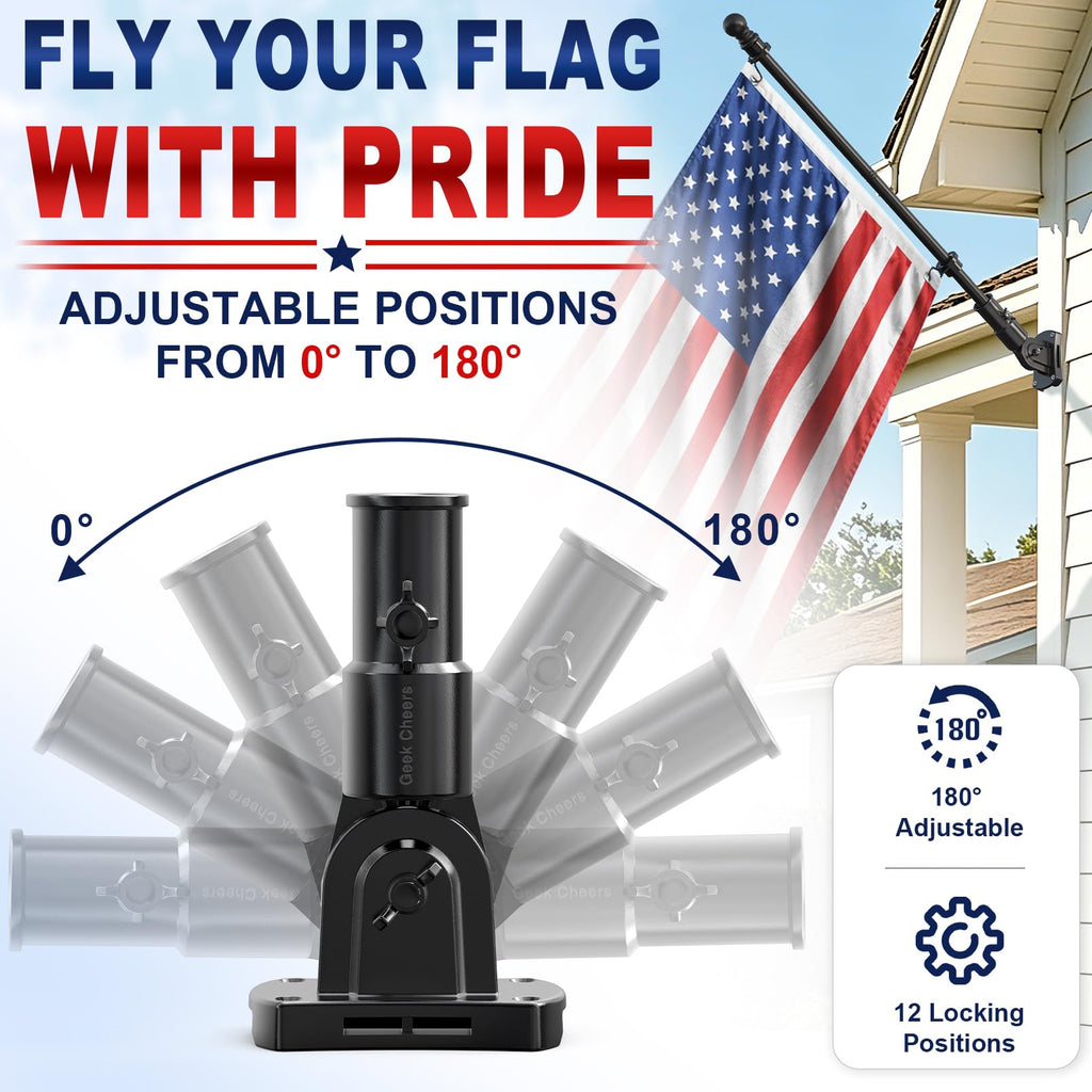 Heavy Duty Stainless Steel Flag Pole Holder U309978