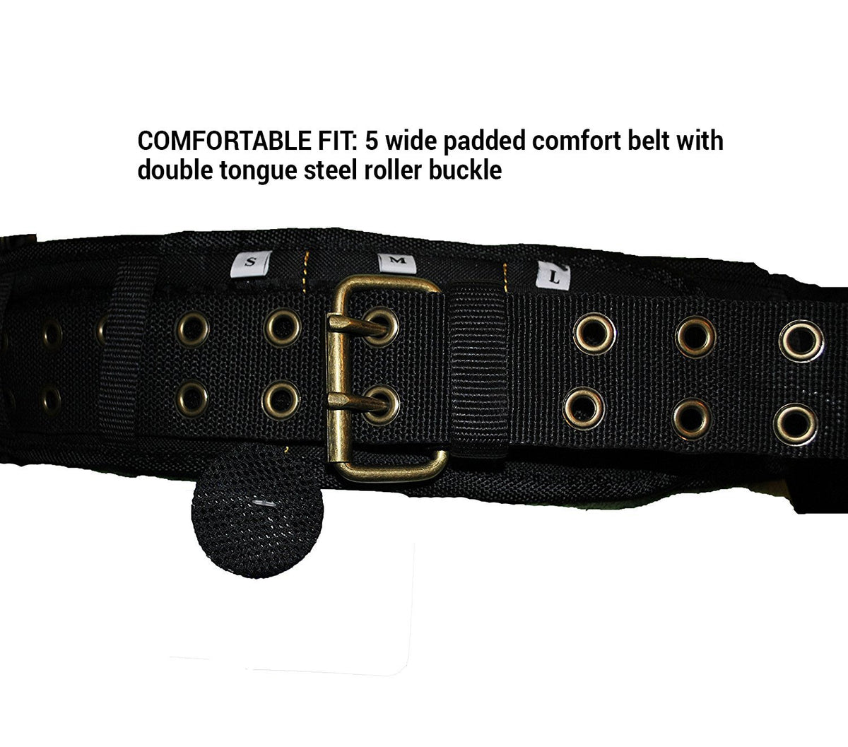 Heavy Duty 5 Piece Tool Belt Apron, 31 Pocket, Black A695