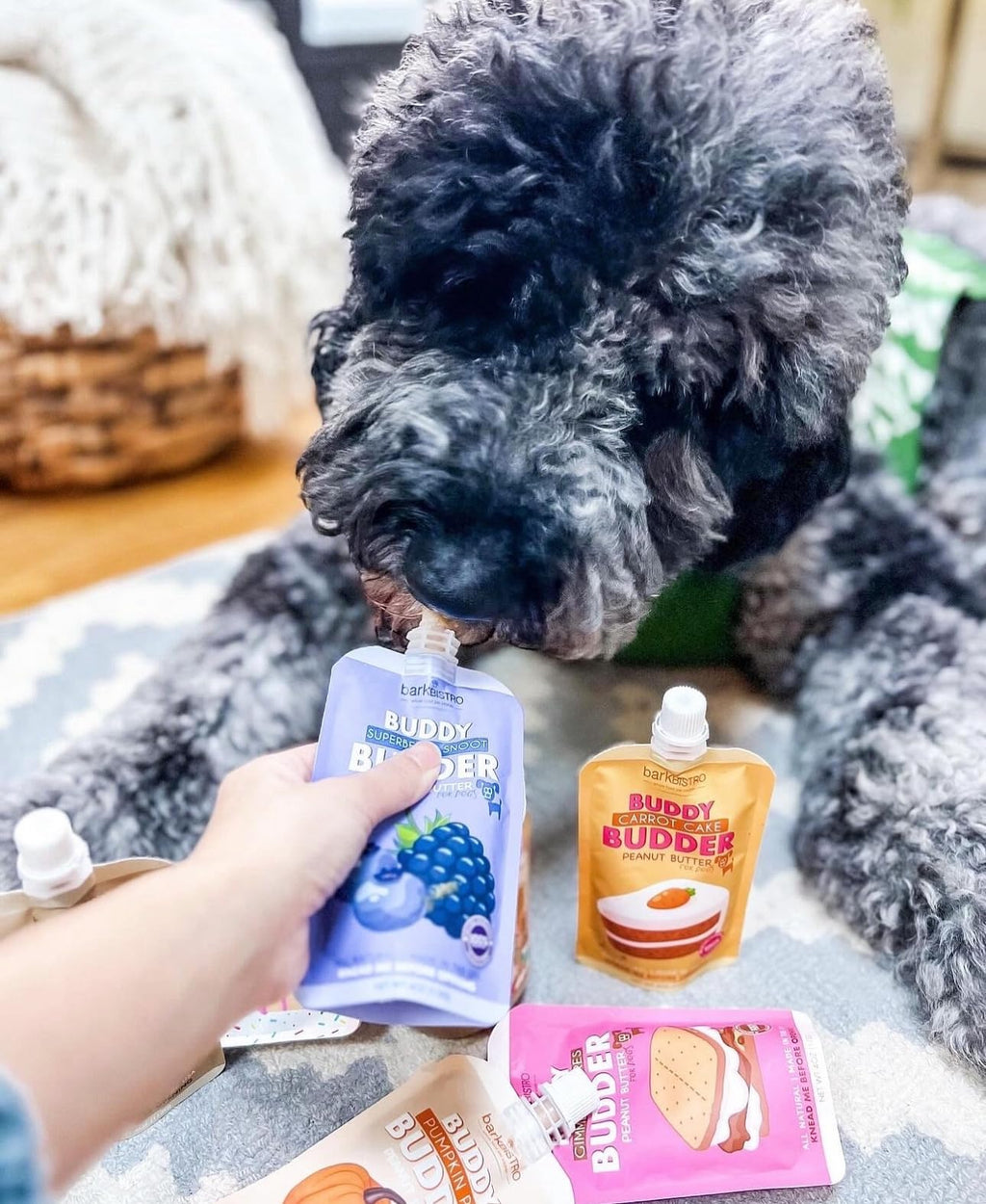 Peanut Butter for Dogs 3 Pack 4oz Squeeze Packs W1064