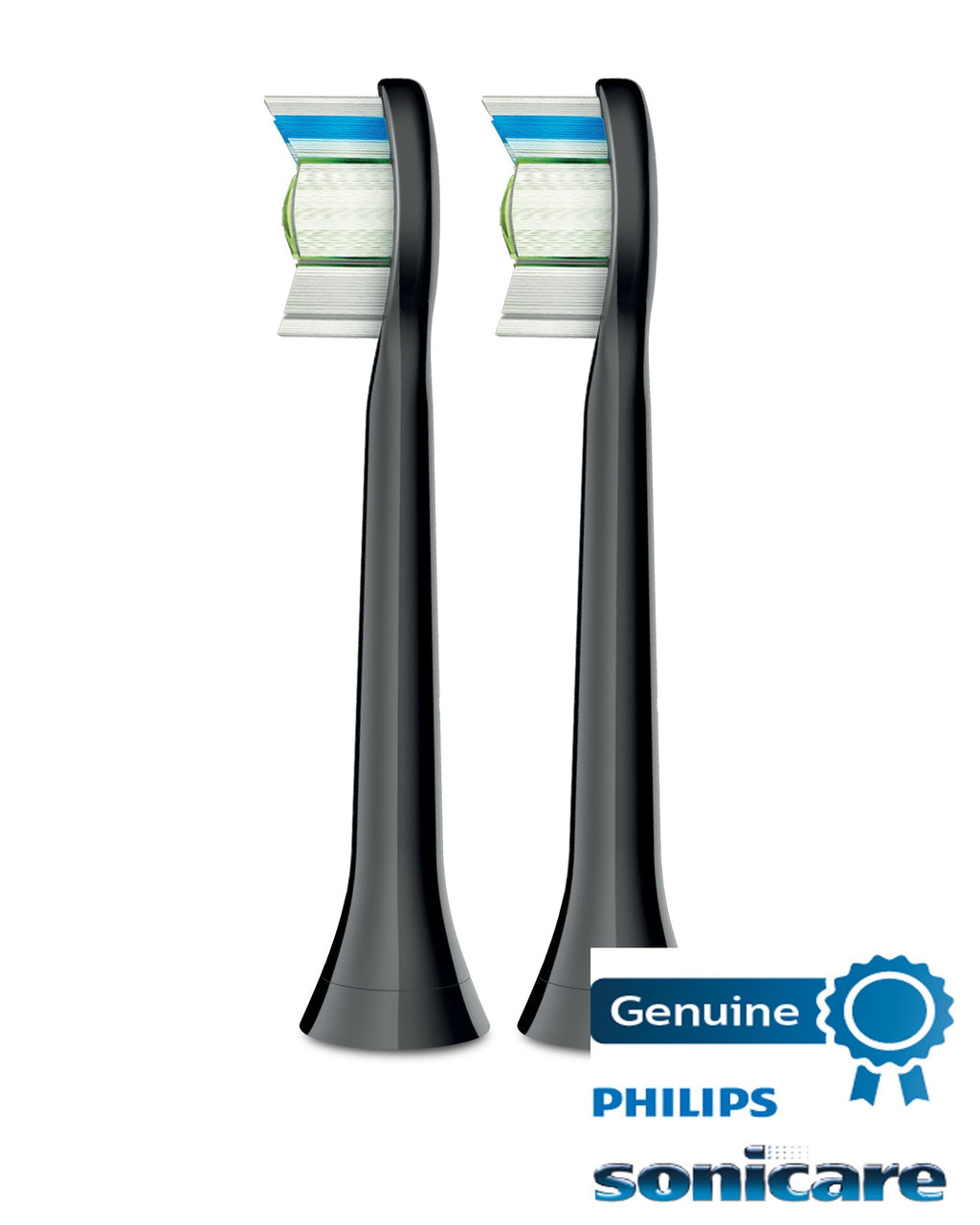 Black 2 Pack Replacement Brush Heads T118