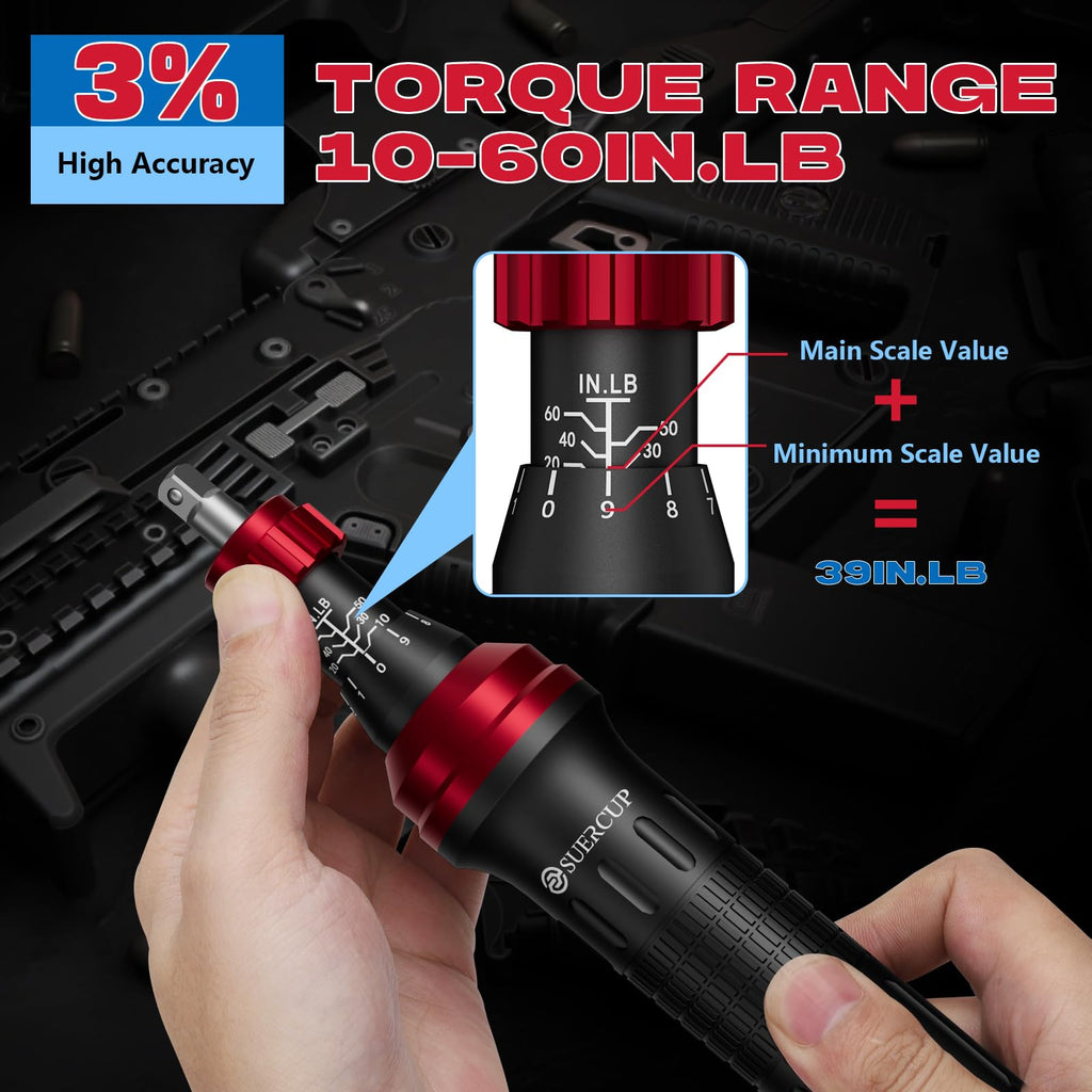 1/4" Torque Screwdriver 36 PCS Set J63559