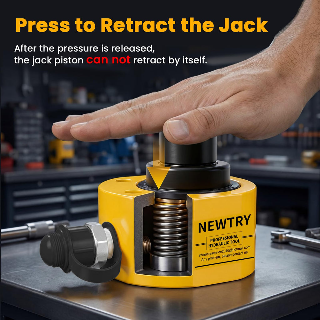 10T Low Profile Hydraulic Ram Jack D54809