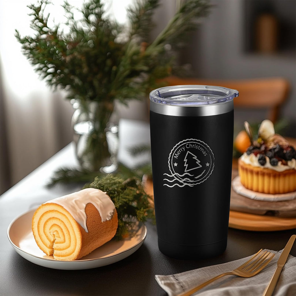20 Pack Stainless Steel Insulated Tumbler 20oz Black Z750058