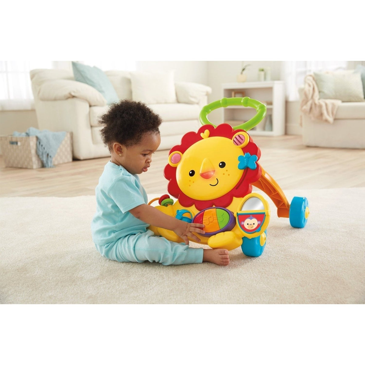 Musical Lion Walker with Lights Sounds & Activities D605