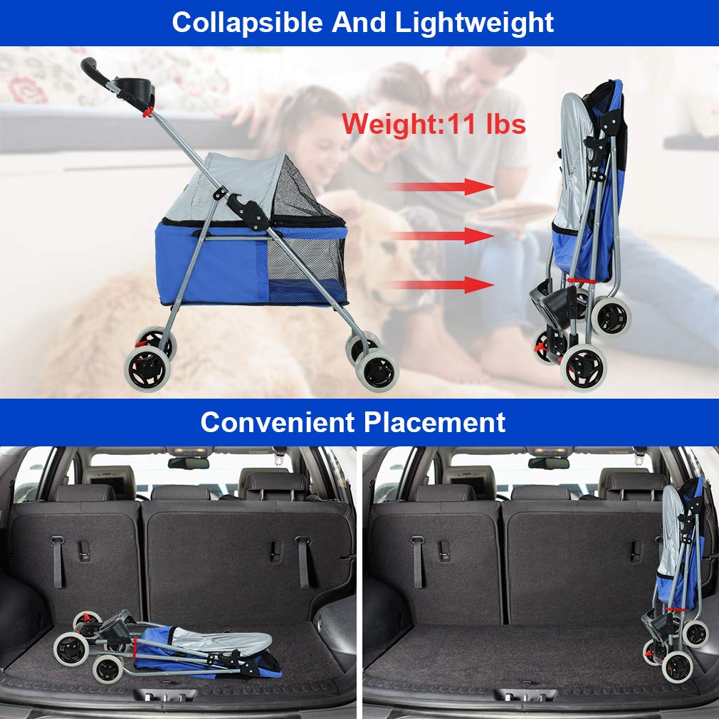 Foldable Pet Stroller O10368