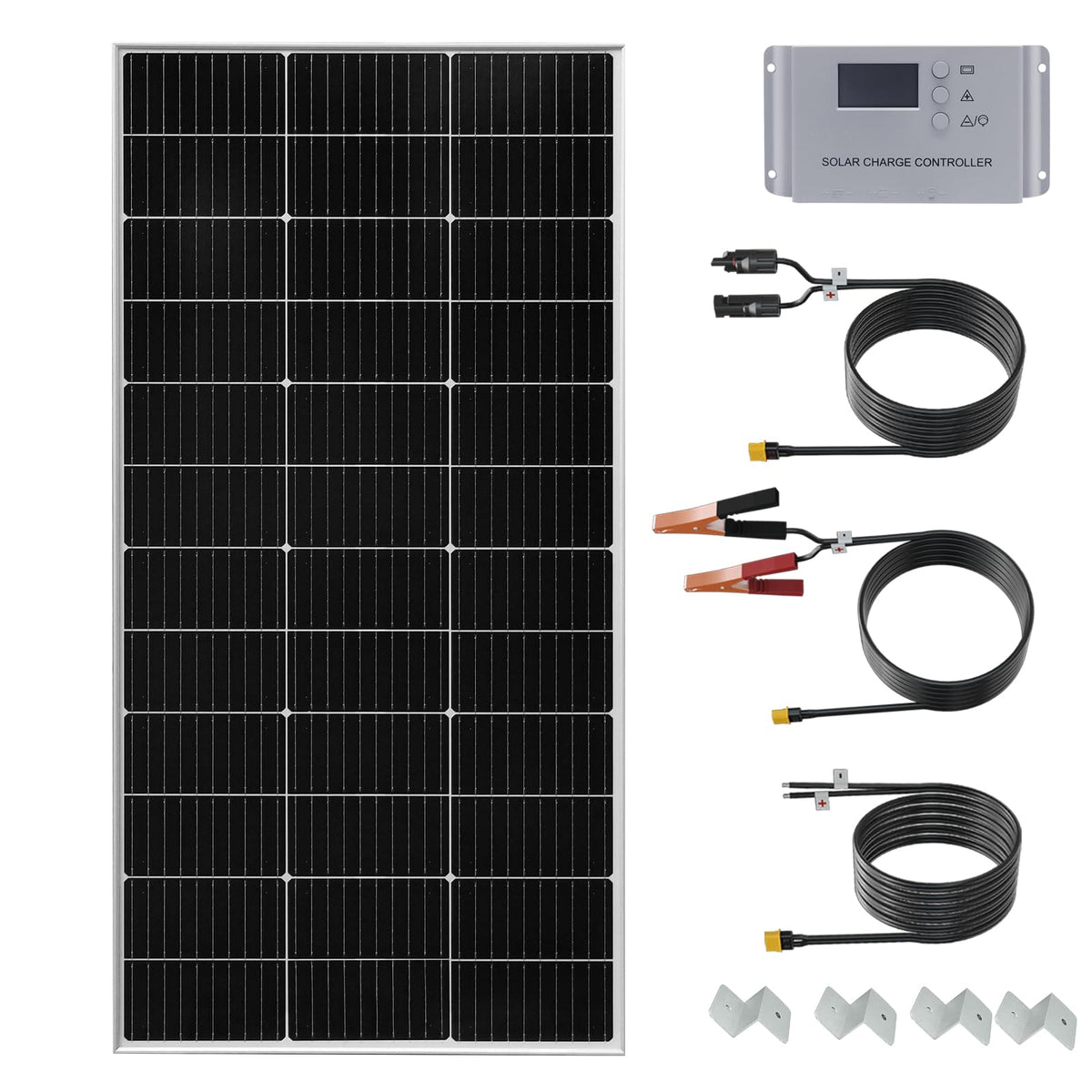 120 Watt 12Volt Solar Panel Starter Kit S786946