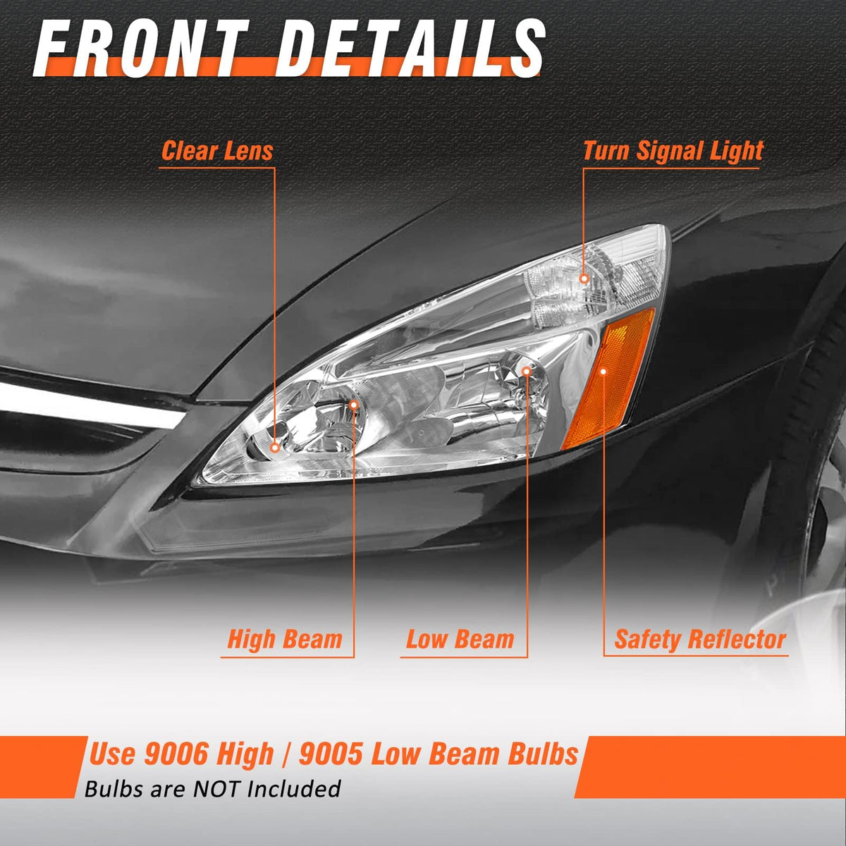 2003-2007 Honda Accord Headlights X563150