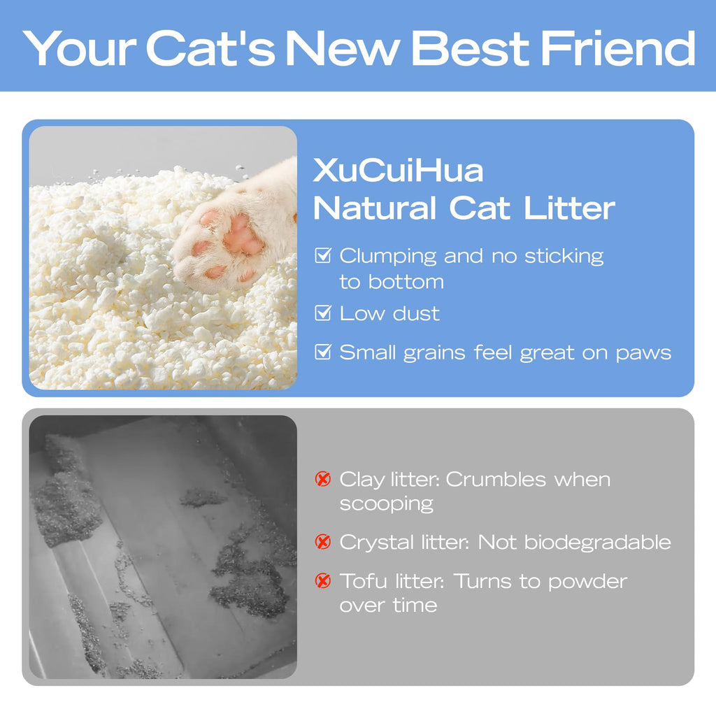Unscented Plant-Based Clumping Cat Litter, 16.5 LB L548222