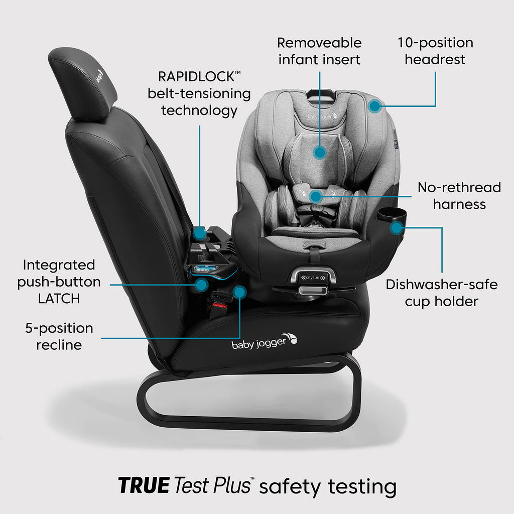 Convertible Rotating Car Seat Onyx Black B43208