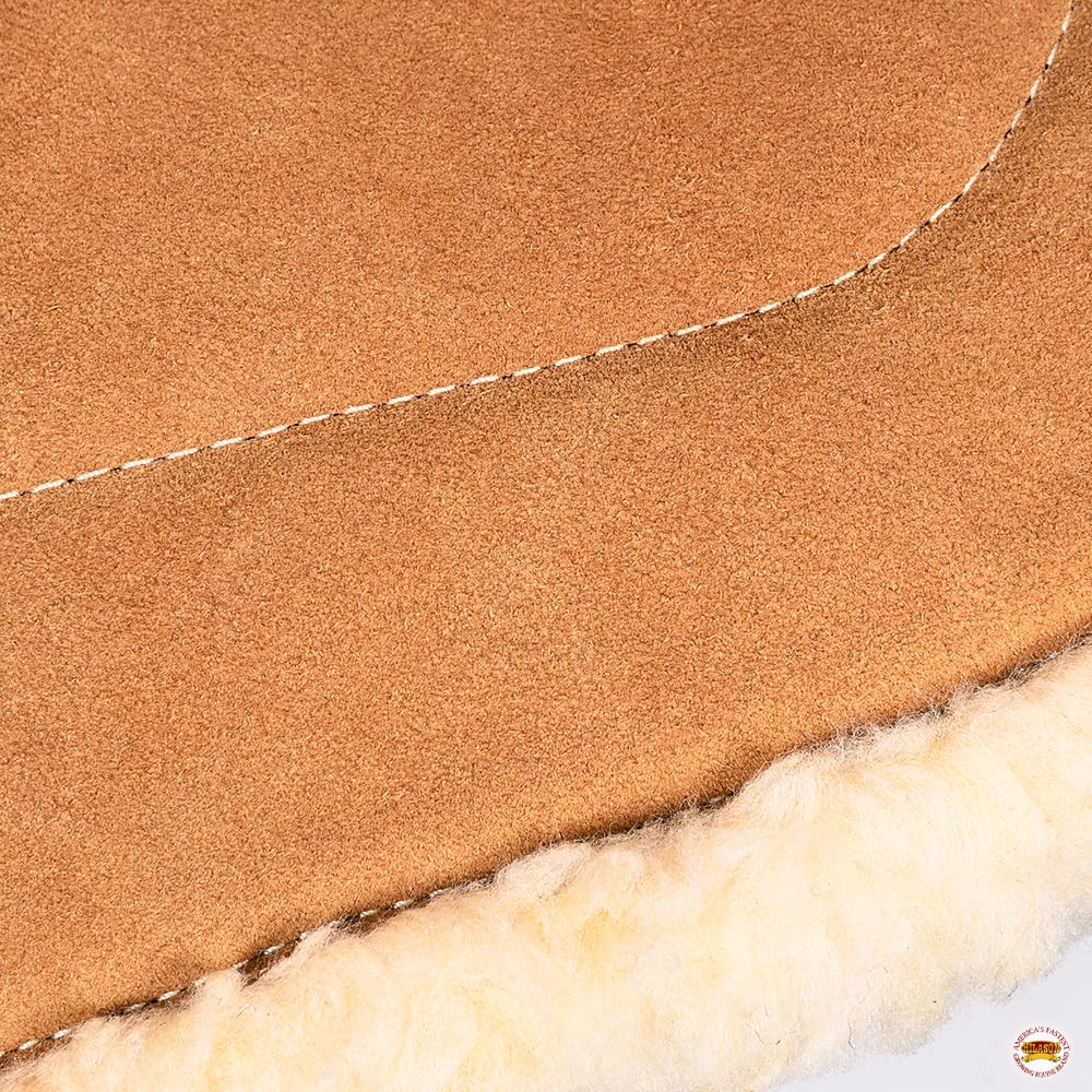 Tan Suede Leather Western Bareback Pad E4890
