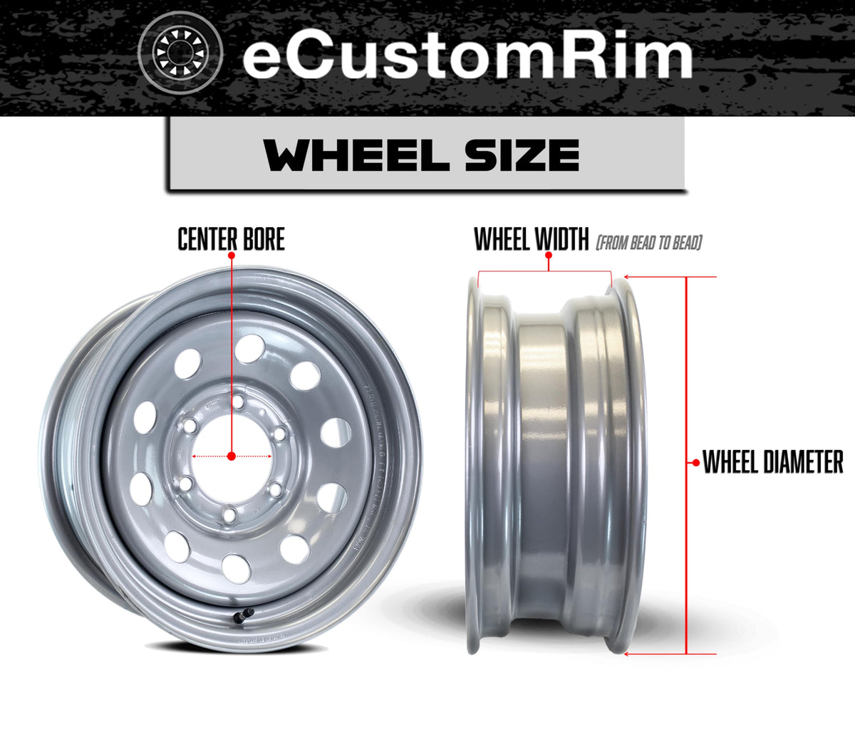 White 5 Lug Trailer Tire Rim Assembly N329651
