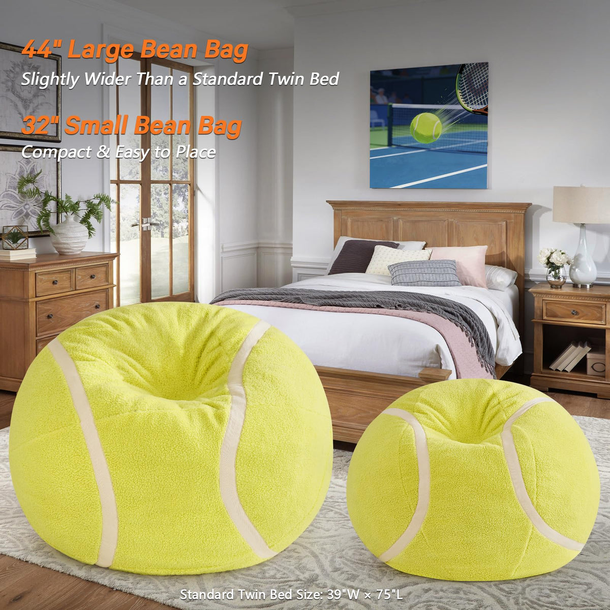 Bean Bag Chair with Foam Filler X998