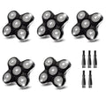 5 Pack Dual Track Shaver Replacement Blades J398