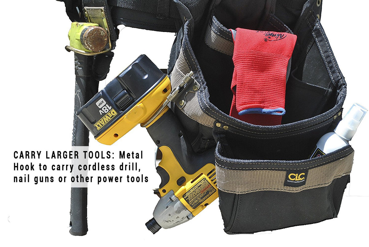 Heavy Duty 5 Piece Tool Belt Apron, 31 Pocket, Black A695