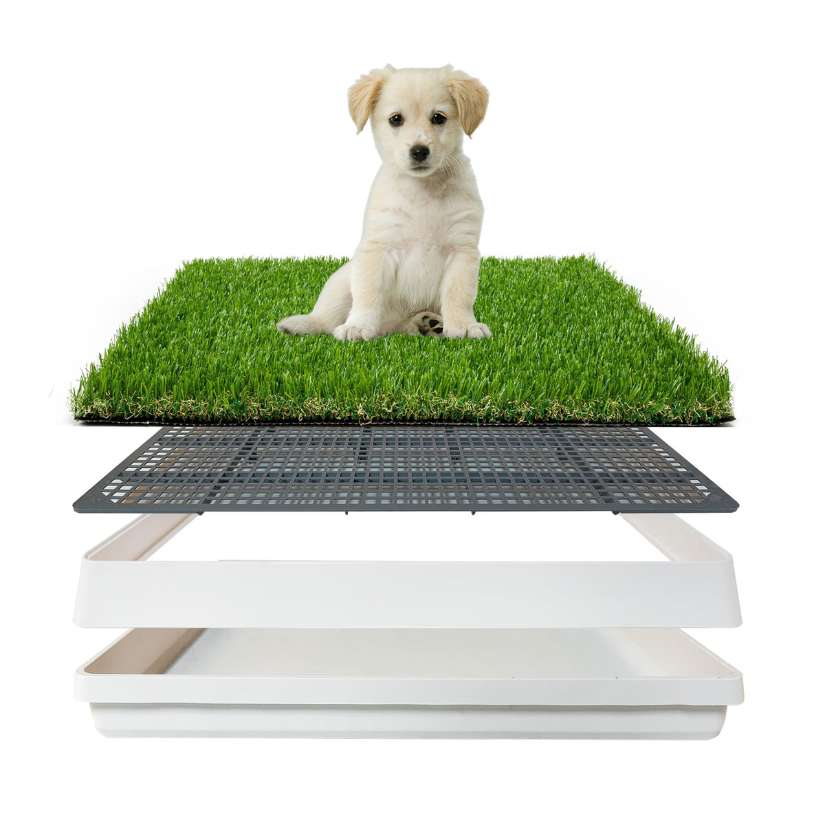 Indoor Fake Grass Pad with Tray W329179