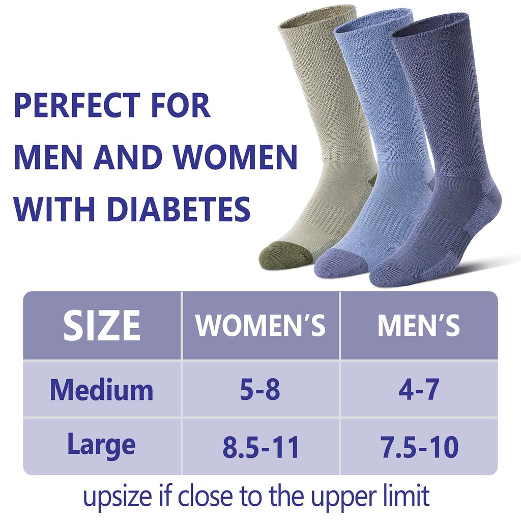 Viscose from Bamboo Crew Socks, 3 Pairs P73802