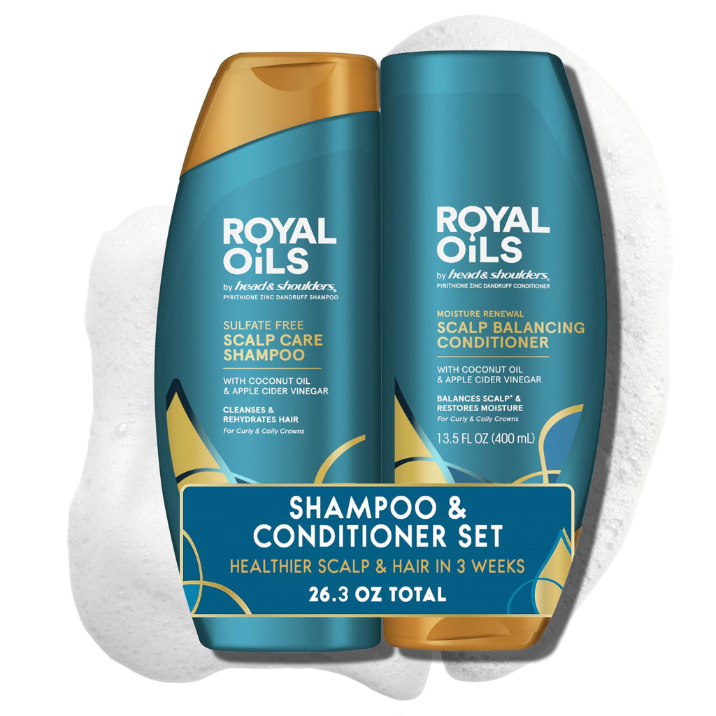Shampoo and Conditioner Set 1% Pyrithione Zinc 12.8 fl oz D730
