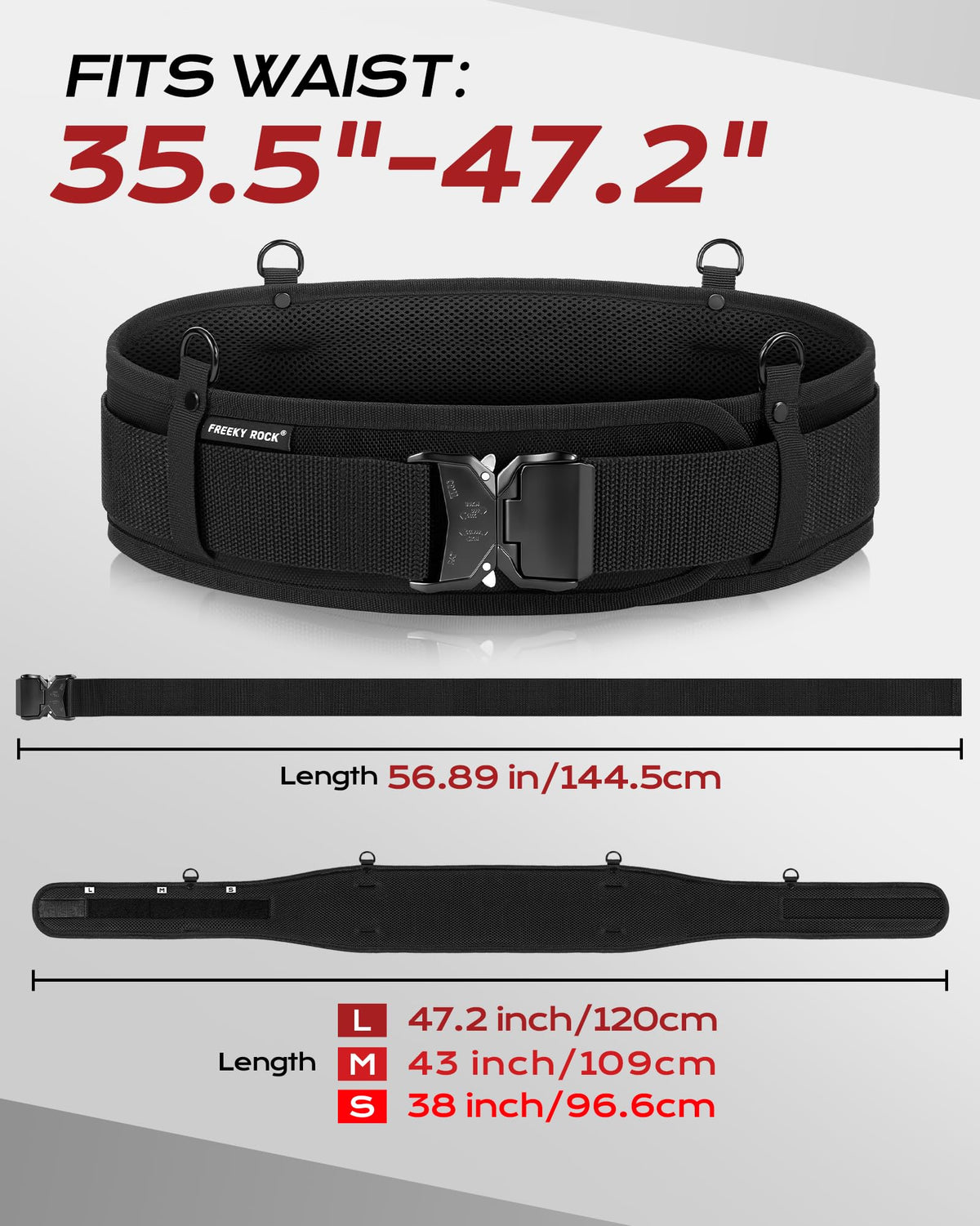 Padded Tool Belt with D Ring O2511