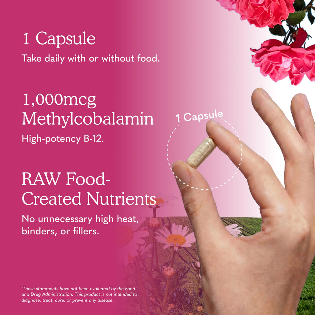 Vegan B-12 Methylcobalamin 30 Capsules X977061
