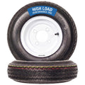 2-Pack Trailer Tire Rim Assembly 4.80-8 4 Lug White I685703