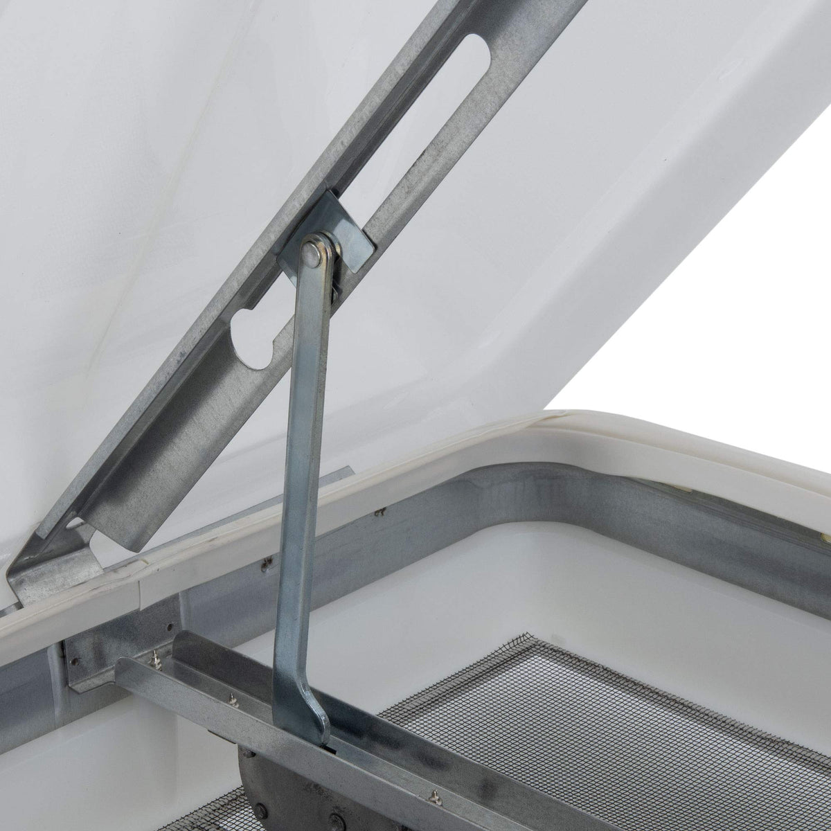 14" White RV Roof Vent Kit with Butyl Tape R867