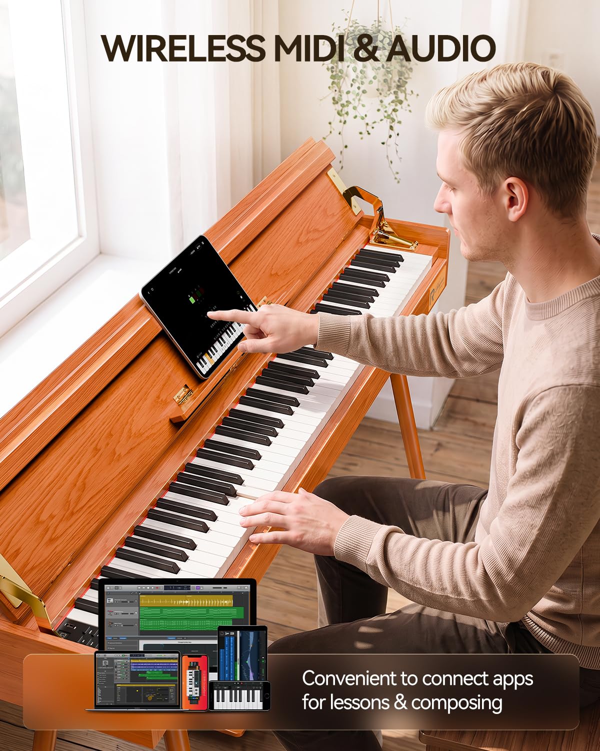 88-Key Weighted Hammer Action Digital Piano W5550