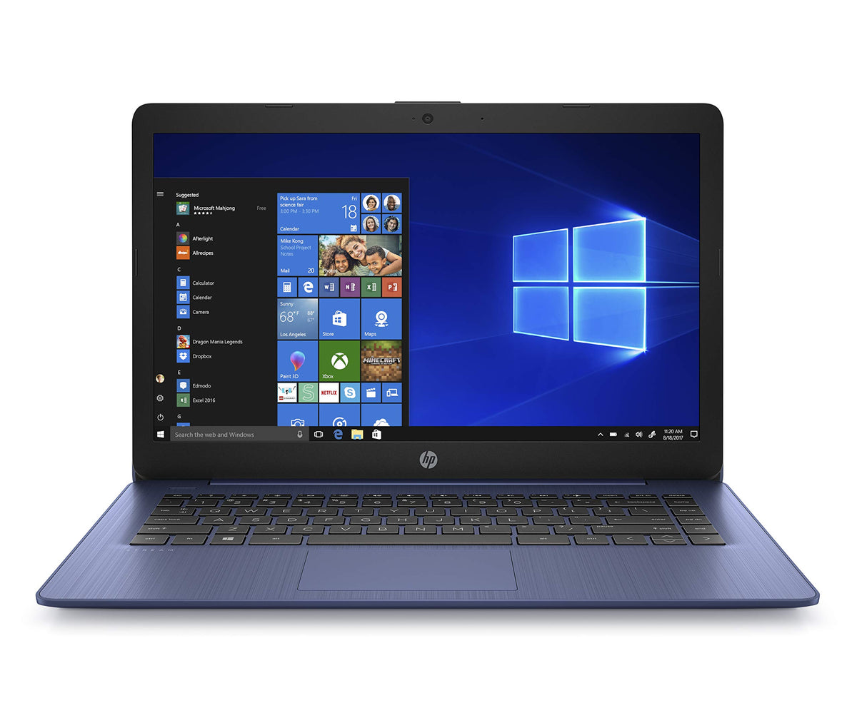14-inch Laptop, Intel Celeron N4000, 4 GB RAM, 32 GB eMMC, Royal Blue S6728