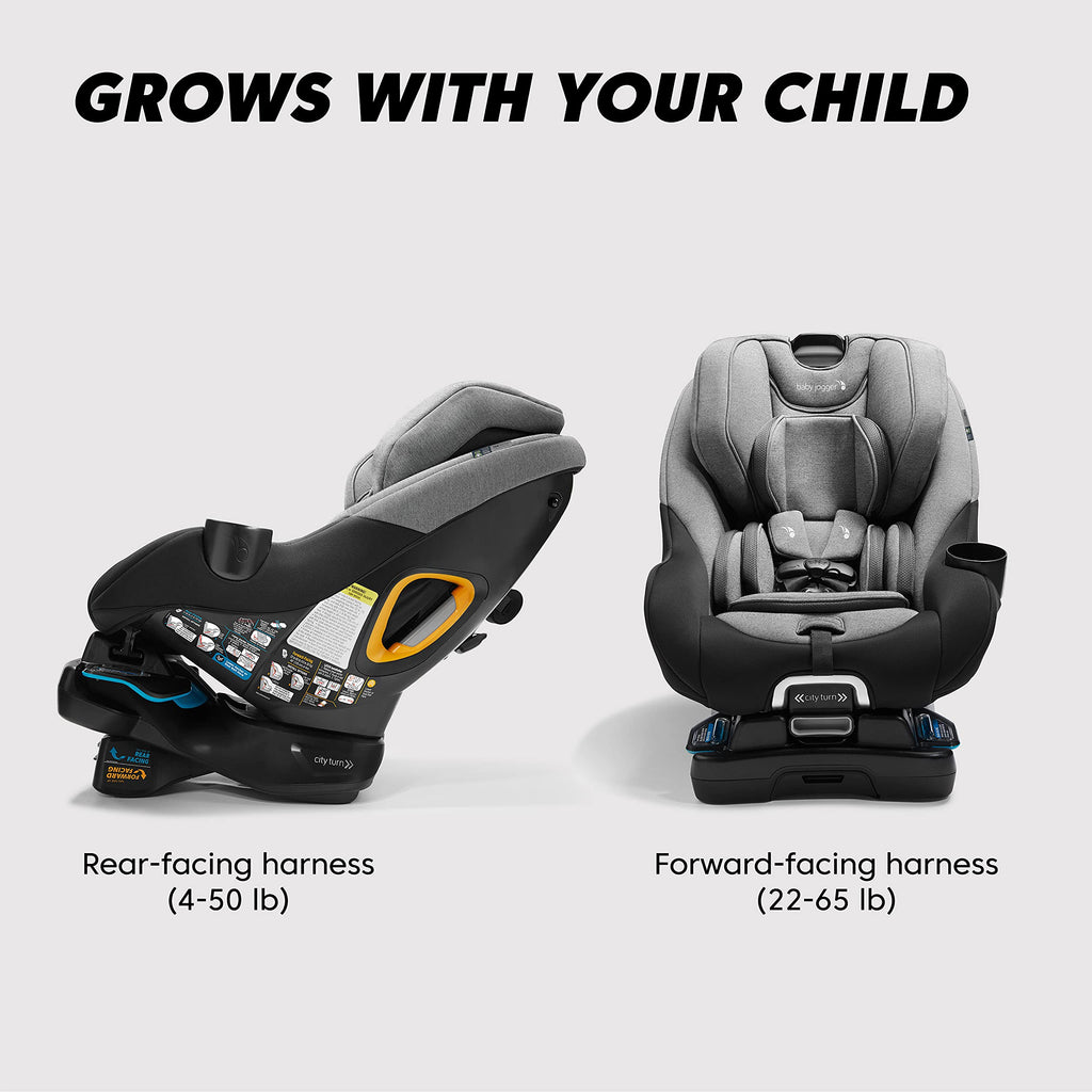 Convertible Rotating Car Seat Onyx Black B43208