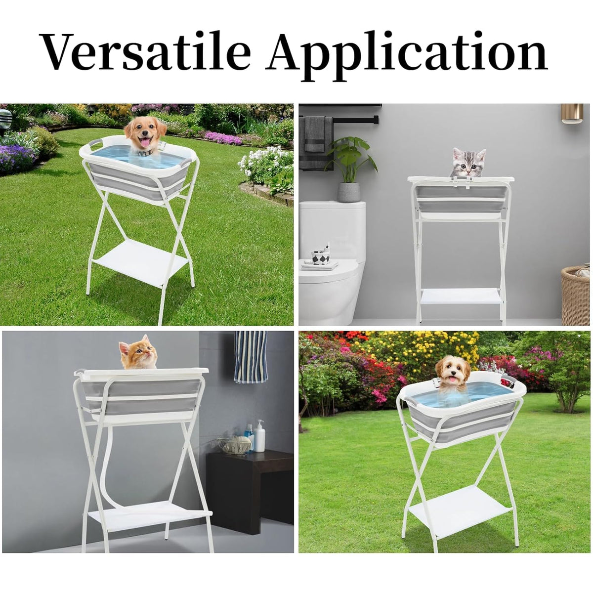 Small Dog Washing Station with Stand E3601