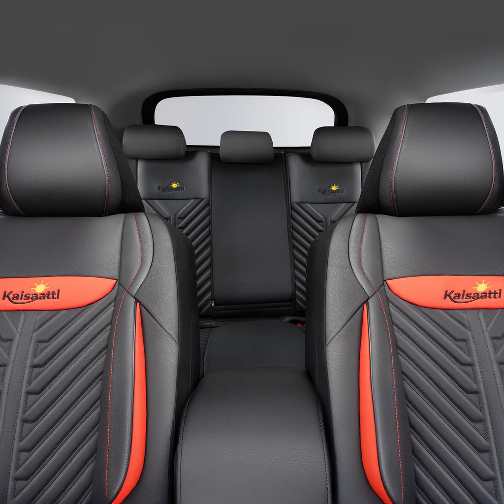 PU Leather Waterproof Car Seat Covers Full Set C743