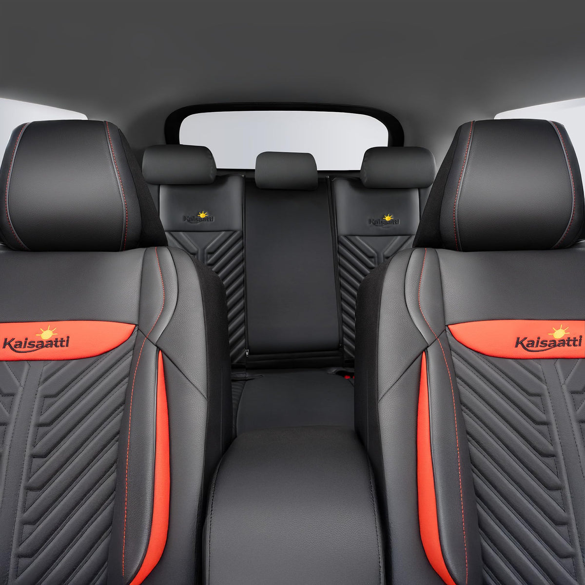 PU Leather Waterproof Car Seat Covers Full Set C743