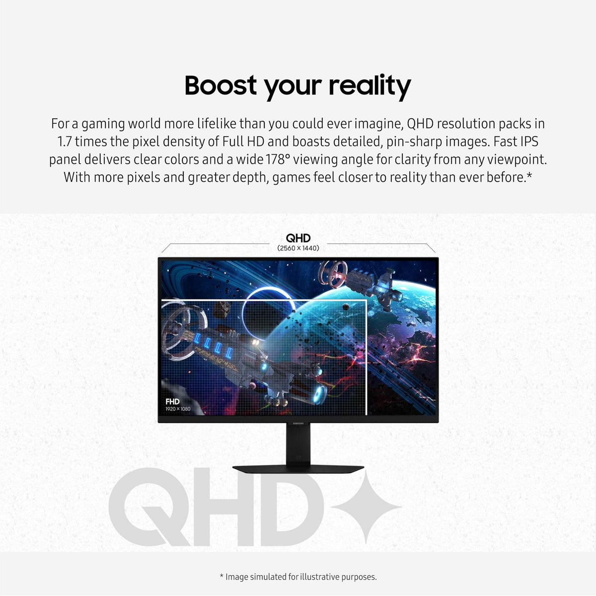 32-Inch QHD Fast IPS Gaming Monitor W125164