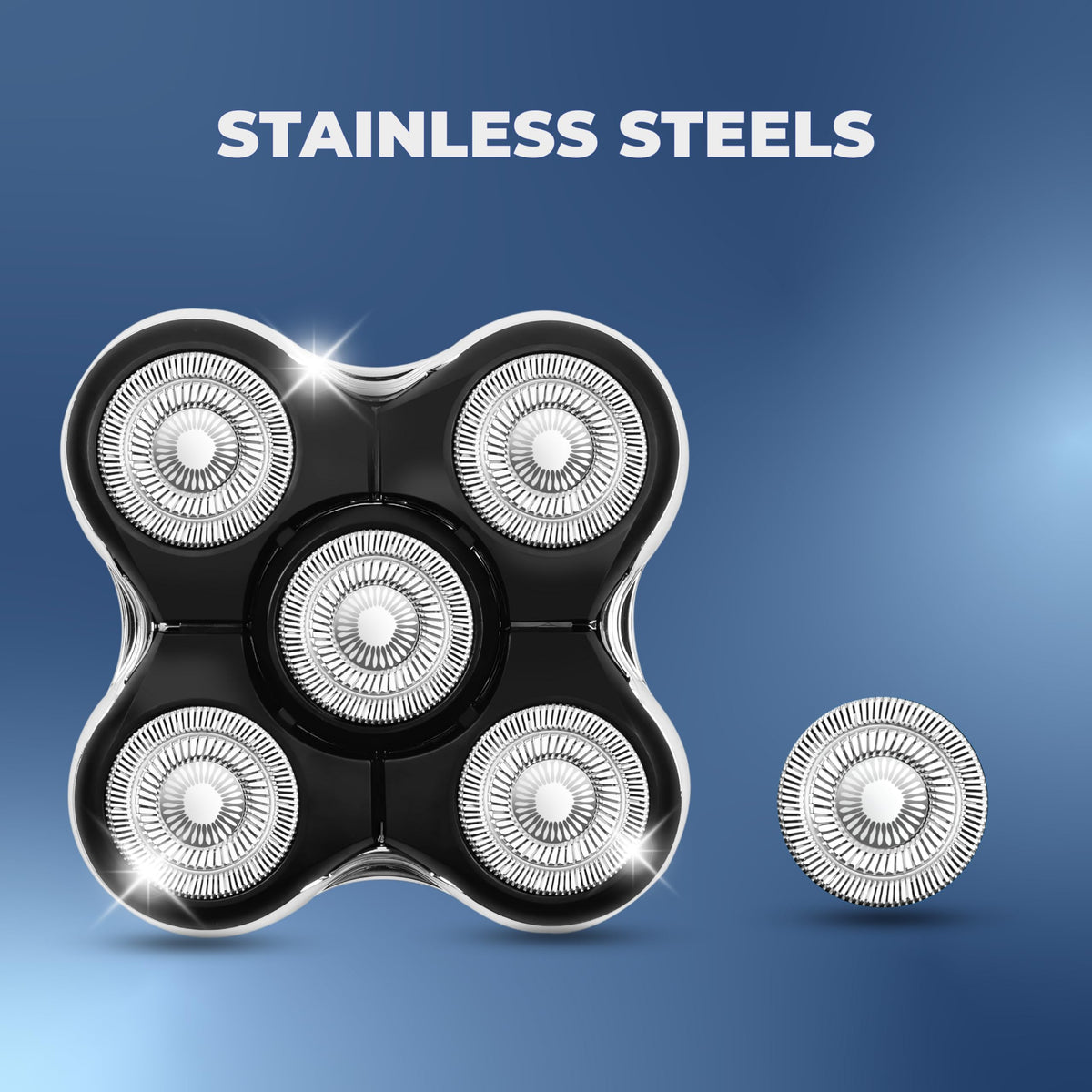 5 Pack Dual Track Shaver Replacement Blades J398
