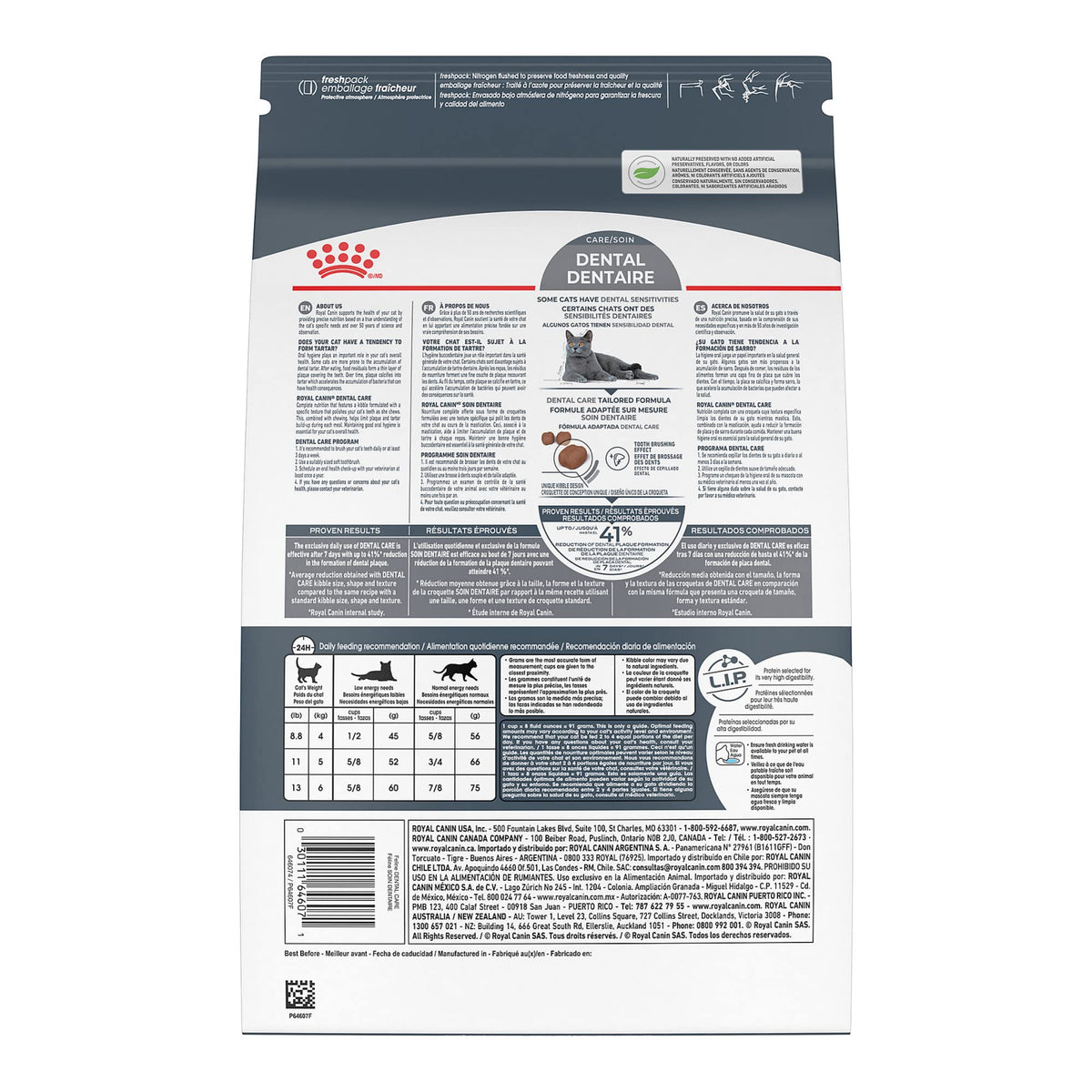 Adult Dry Cat Food 6 lb Bag A703012