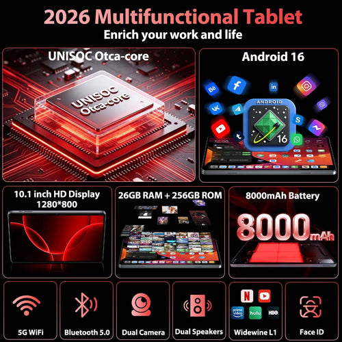 10 Inch Android Tablet with Keyboard W89461