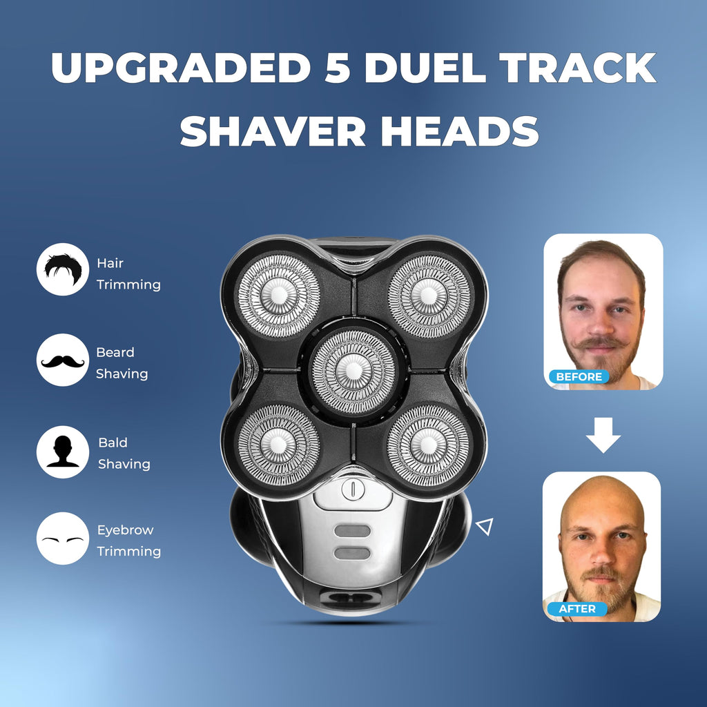 5 Pack Dual Track Shaver Replacement Blades J398