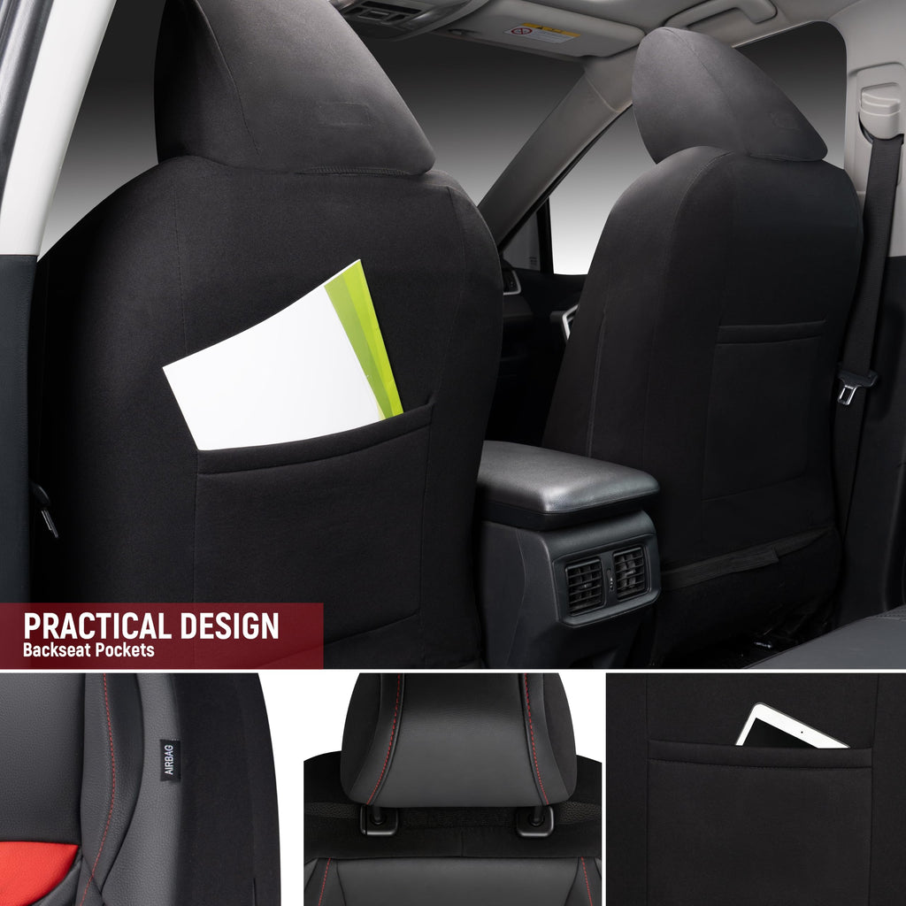 PU Leather Waterproof Car Seat Covers Full Set C743