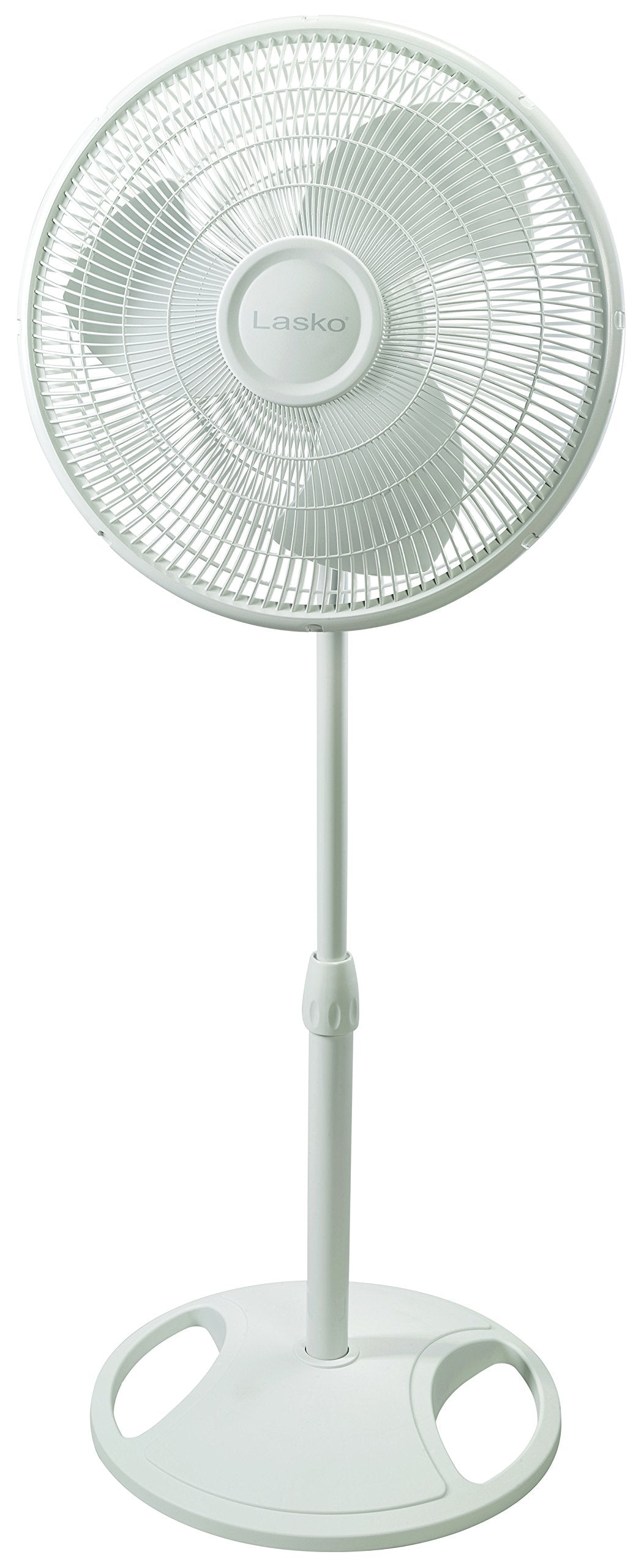 White 16 Inch and Black 18 Inch Oscillating Pedestal Stand Fans K63651