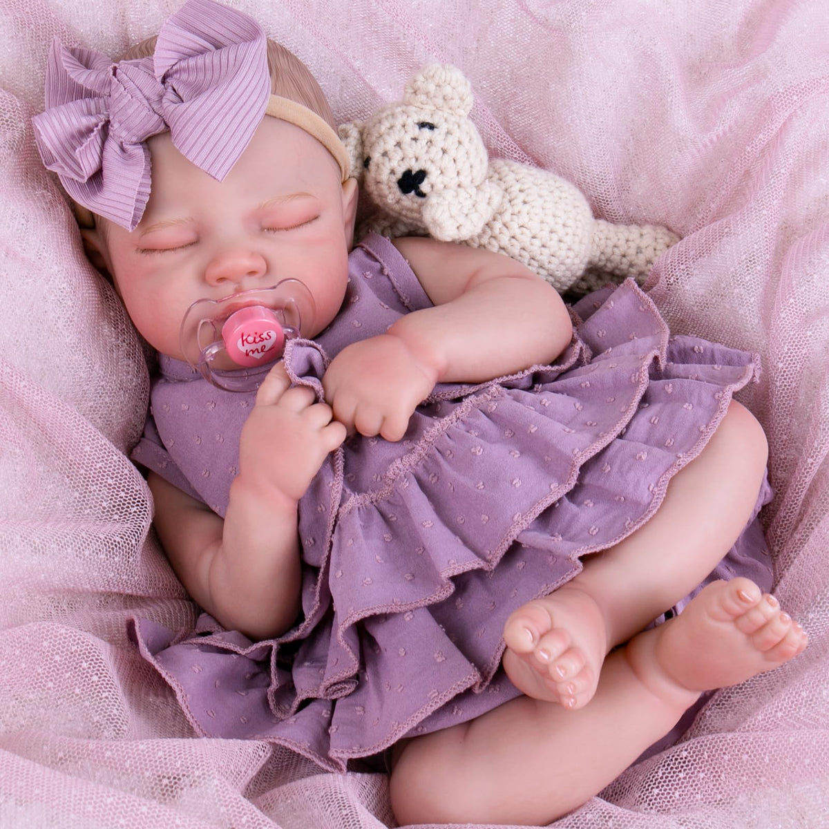 20 Inch Purple Dress Doll Clothing Set G8564
