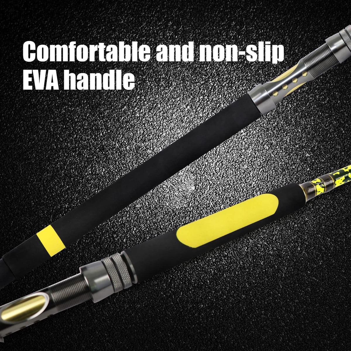 Catfish Fishing Rod Portable Travel Heavy 1 Piece/2 Piece H6172