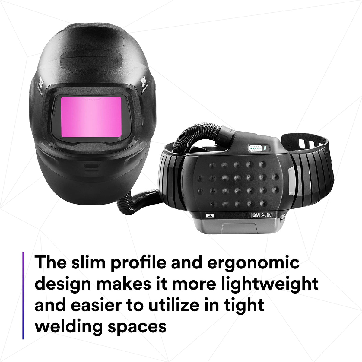 Heavy-Duty Welding Helmet with PAPR Assembly W46110